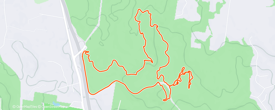 Map of the activity, Morning Ride