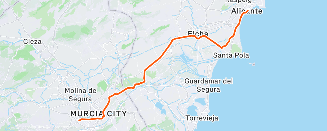 Map of the activity, 3H Z1 🏝️🇪🇸