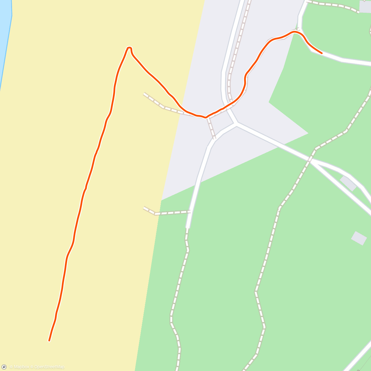 Map of the activity, Evening Walk