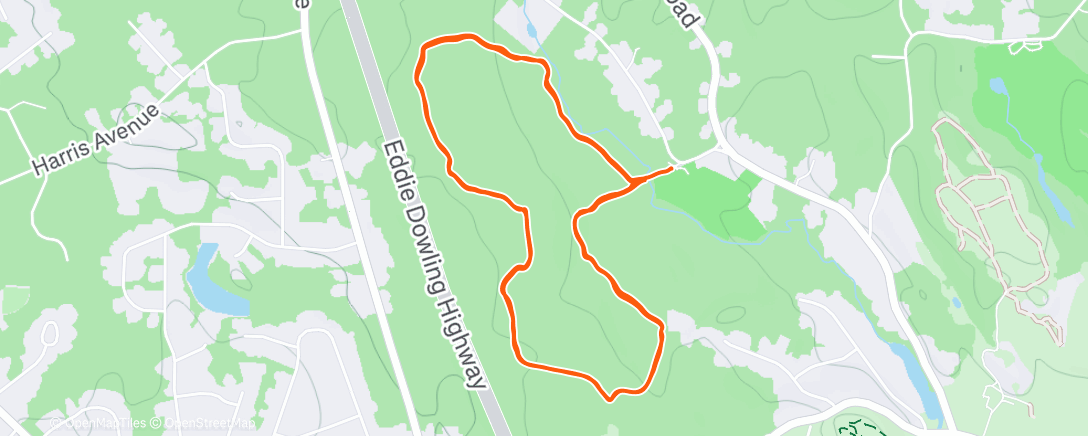 Map of the activity, Merry Xmosh