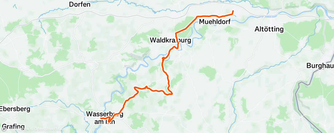 Map of the activity, Kranker Eis Captain 🤬