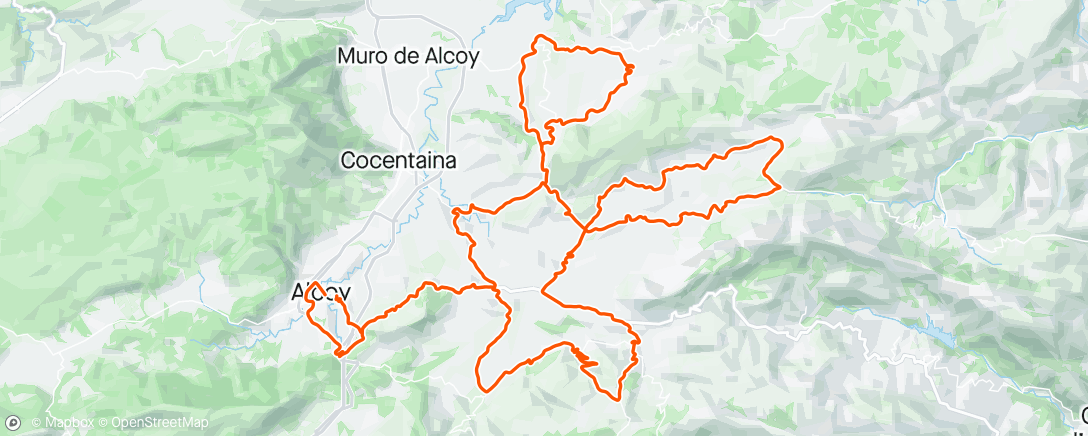 Map of the activity, 3a etapa Challenge Alicante interior