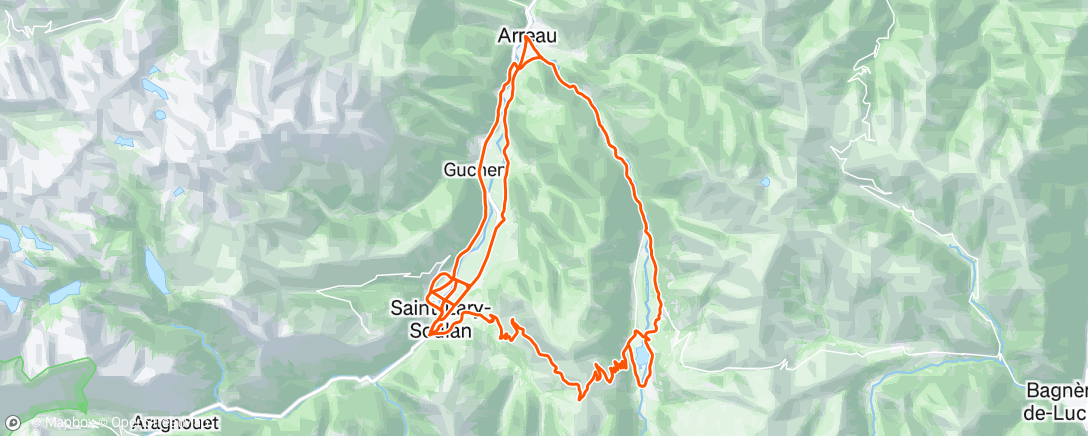 Map of the activity, Pyrenees '25, D5: Col d'Azet