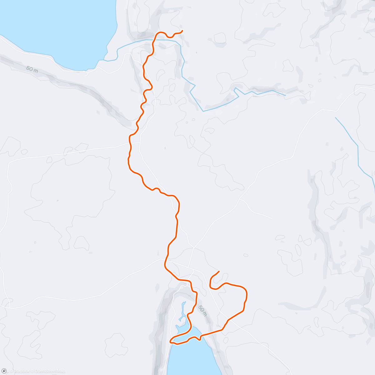 Mapa de la actividad (Zwift - Group Workout: Triathletes on Zwift Saturday Endurance Workout (E) on Wandering Flats in Makuri Islands)
