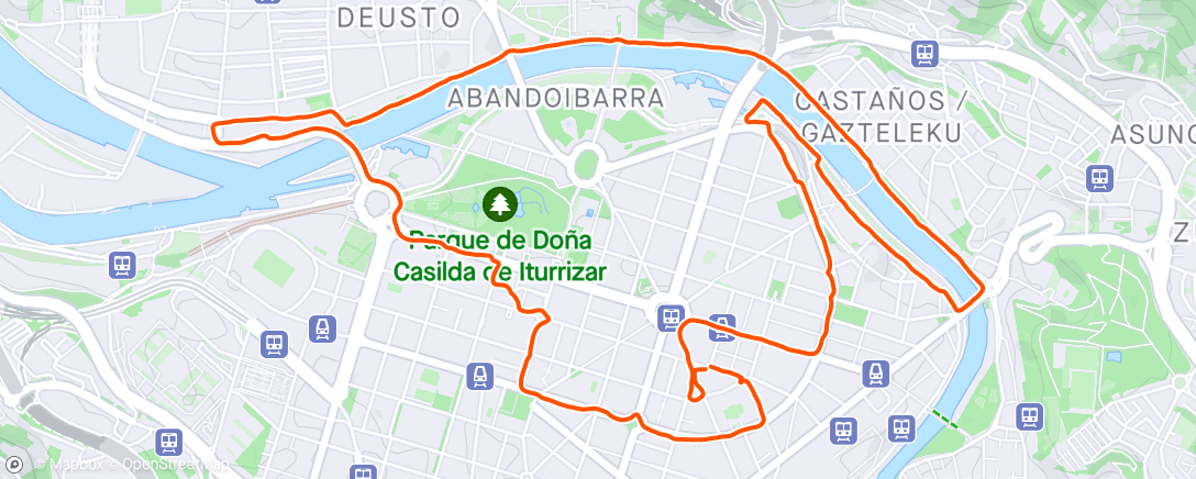 Map of the activity, Bilbao 😎