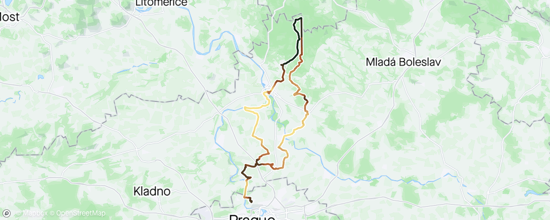 Map of the activity, Kokořínská konverzačka s Lacem a Tomem ☀ 135+15=150