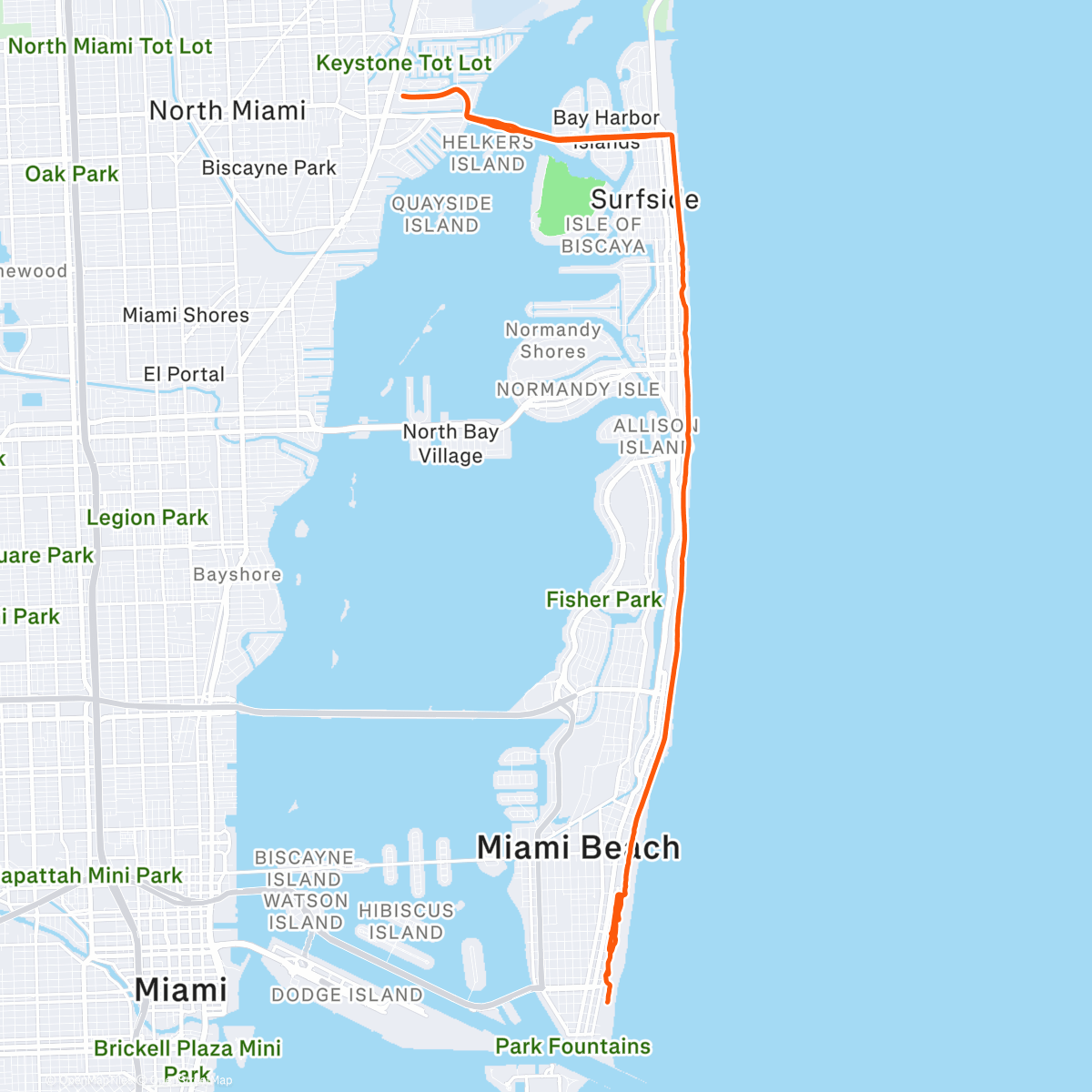 Map of the activity, Sunday ☀️😎🌴🌊🔥🙌Strava please  longer video time  & music option for activities! It's almost 2026!