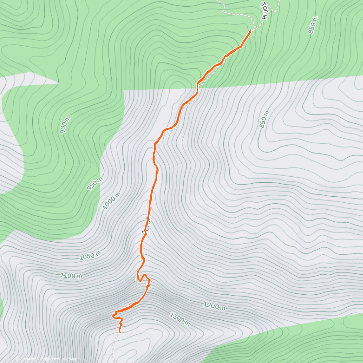 Map of the activity, 3rd Loop - Torna Fort