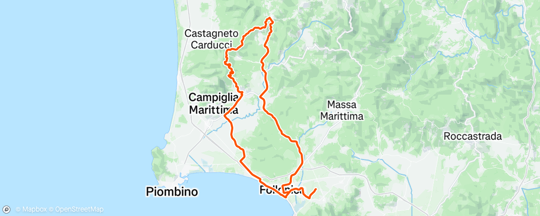 Map of the activity, Classica Estiva