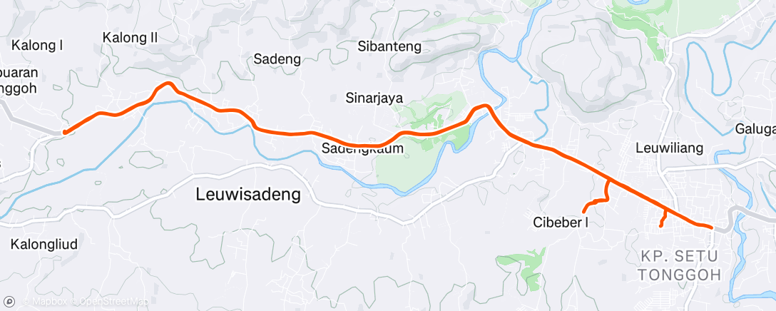 Map of the activity, Sarapan bubur