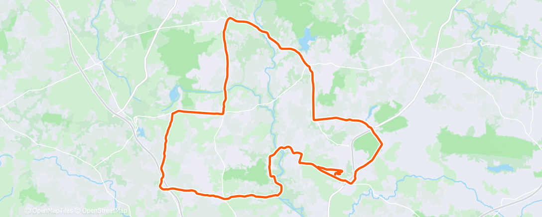 Map of the activity, Morning Ride