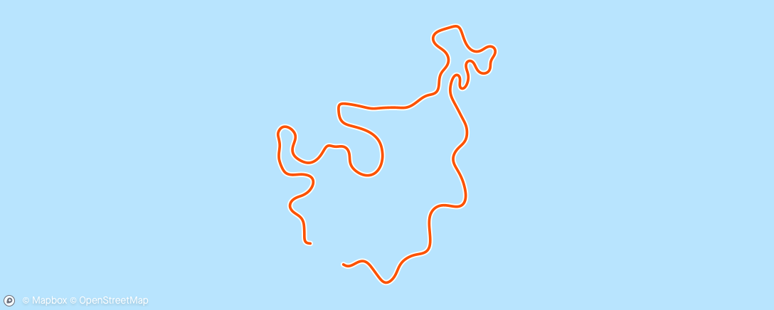 Map of the activity, MyWhoosh - Rift Racer