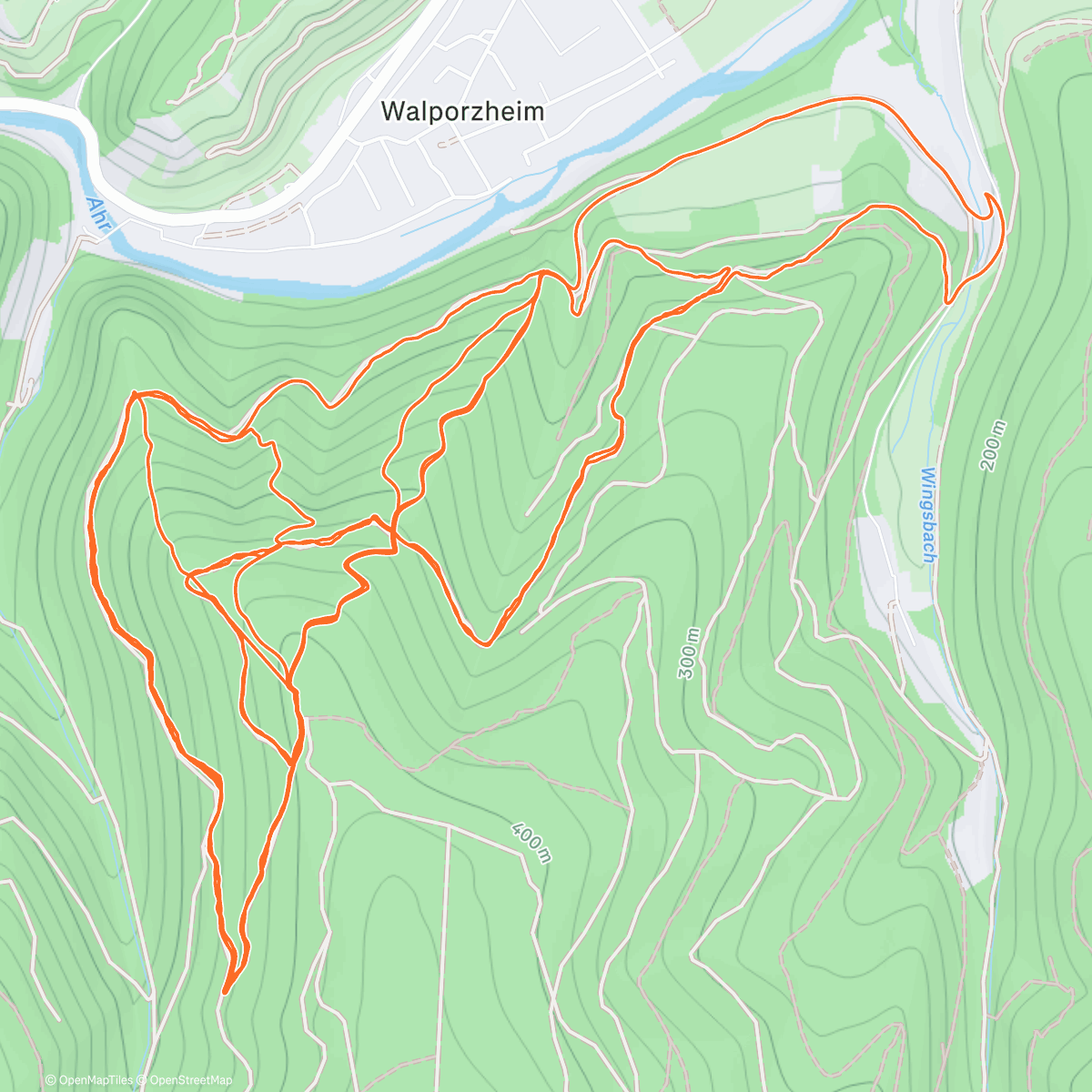 Map of the activity, Christmas ride 🎄🌞