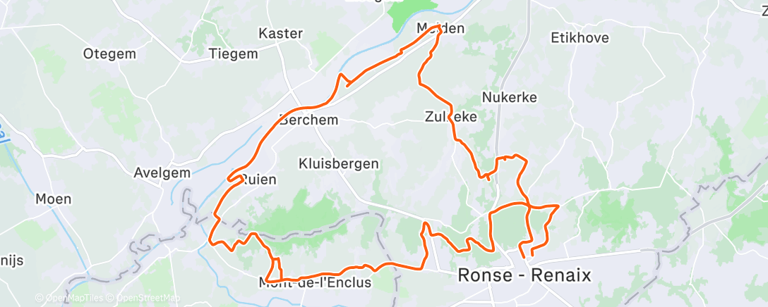 Map of the activity, Recup