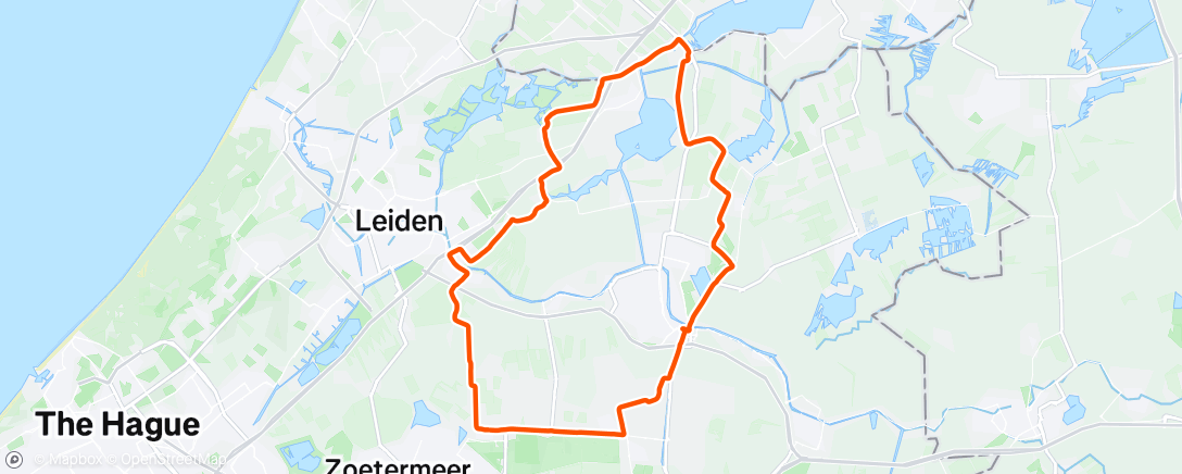 Map of the activity, Dinsdagavondritje 🚴