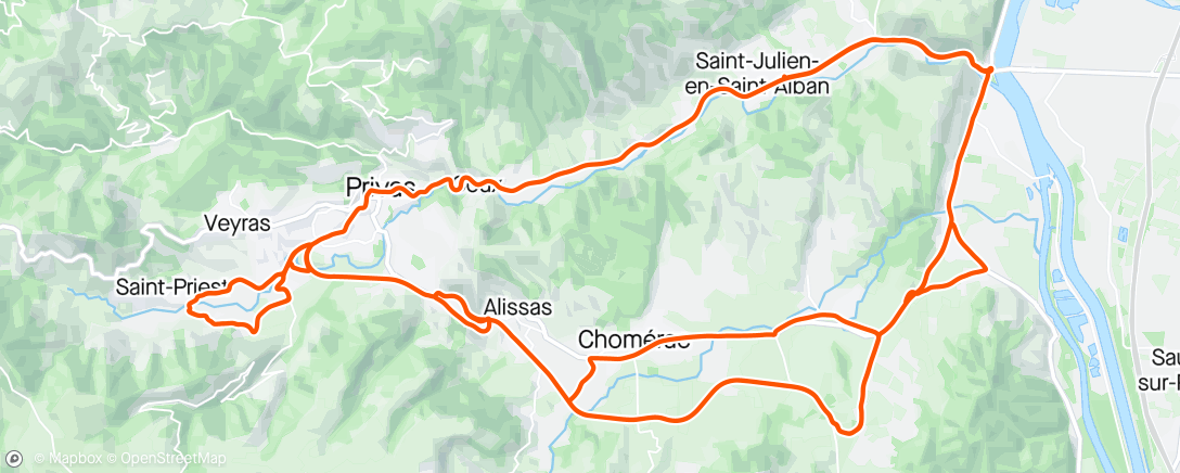 Map of the activity, Sortie solo