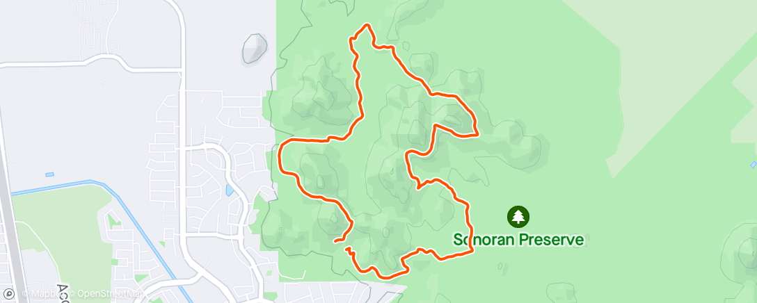 Map of the activity, Dixie Mtn loop