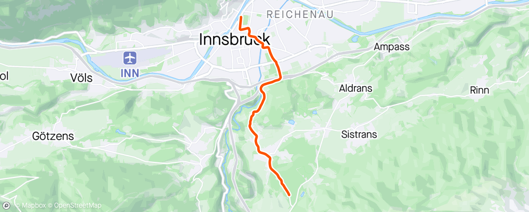 Map of the activity, Zwift - 05. Climb Time in Innsbruck