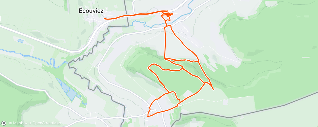 Map of the activity, Morning Ride