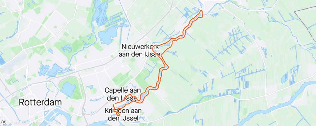 Map of the activity, ⚪️ easy in 't zonnetje