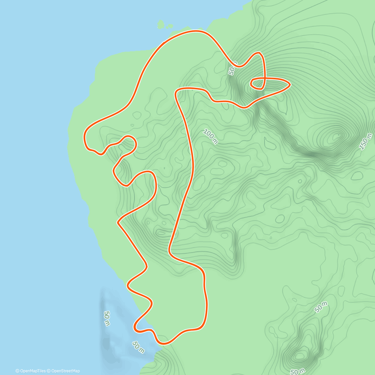 Map of the activity, Zwift - Emily's Short Mix on Two Bridges Loop in Watopia