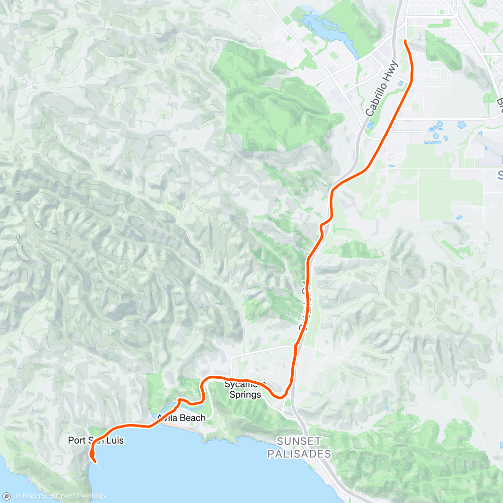 Map of the activity