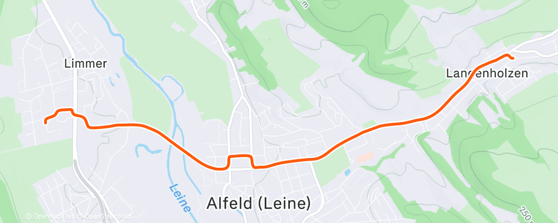 Map of the activity, Morning Ride