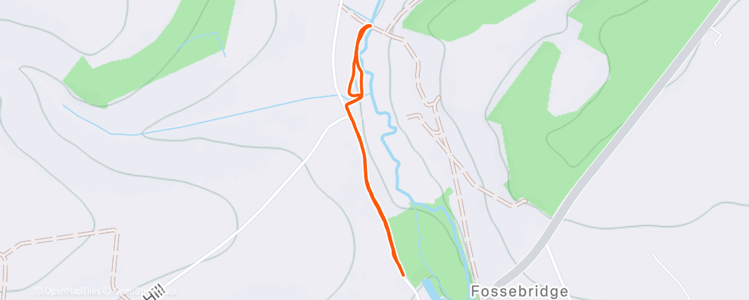 Map of the activity, Christmas Walk