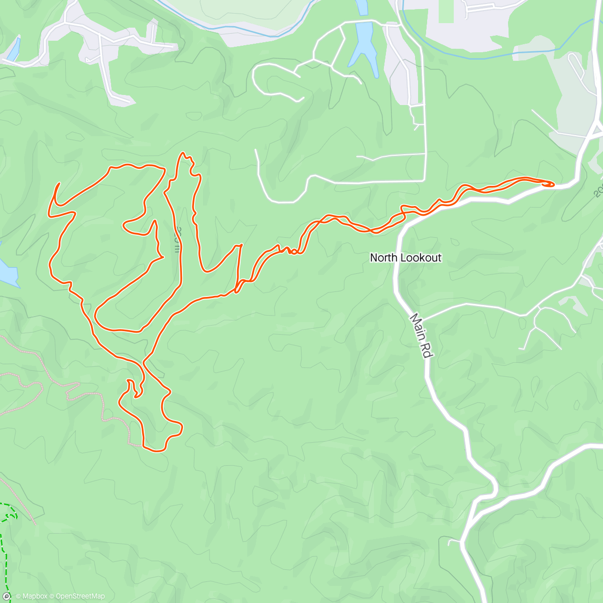 Map of the activity, Quick little shakeout on the new Epic Evo