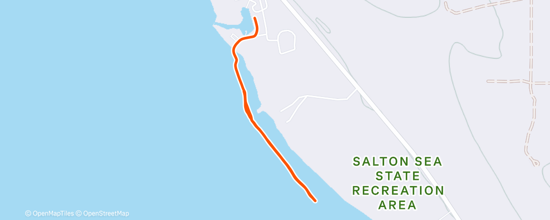 Map of the activity, Salton Sea