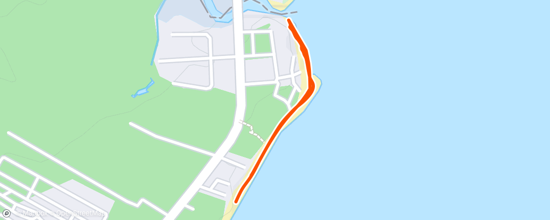 Mapa da atividade, Corrida matinal