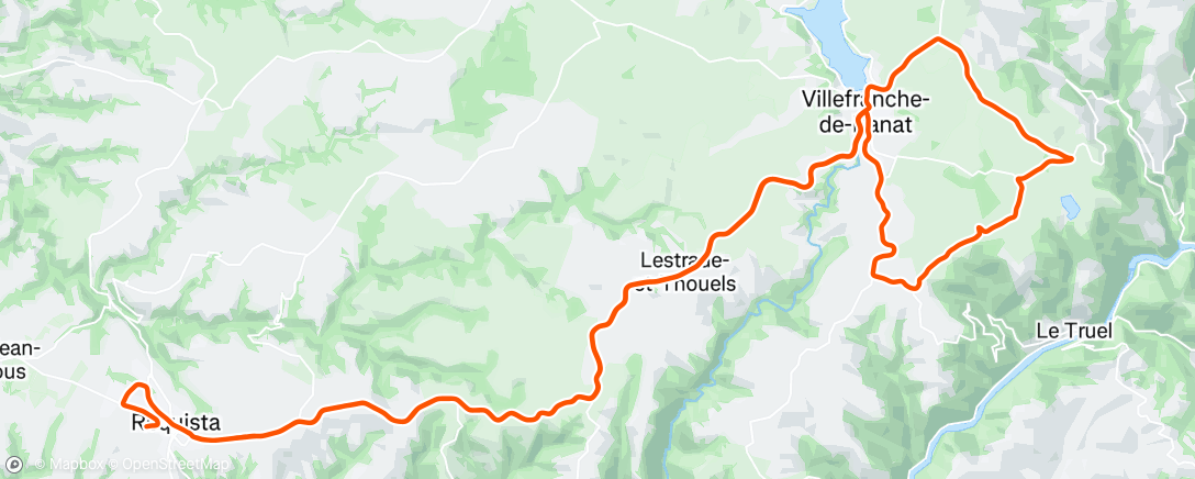 Carte de l'activité