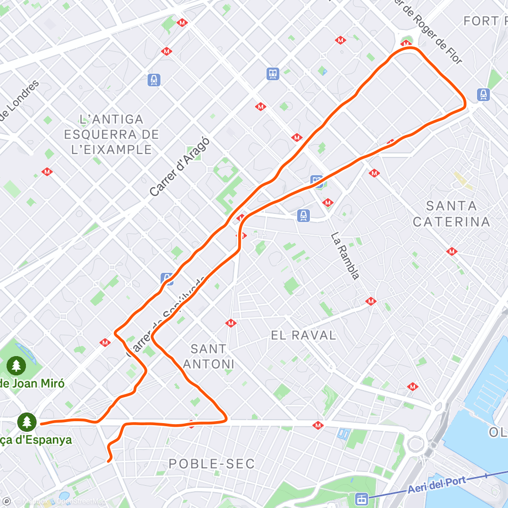 Map of the activity