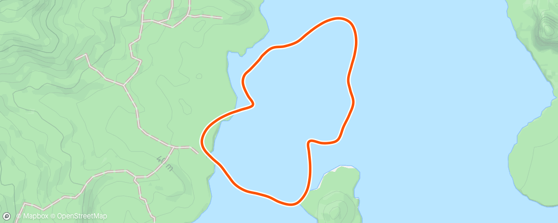 Map of the activity, Zwift - The Classic Run in Watopia