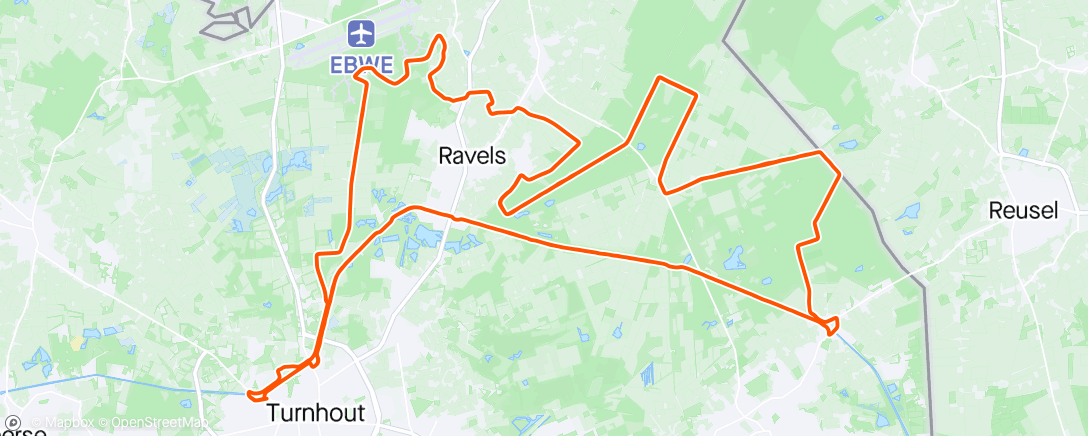 Map of the activity, BK Gravel 🇧🇪🇧🇪🇧🇪