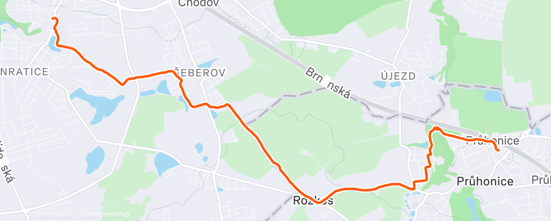 Карта физической активности (Afternoon Run)