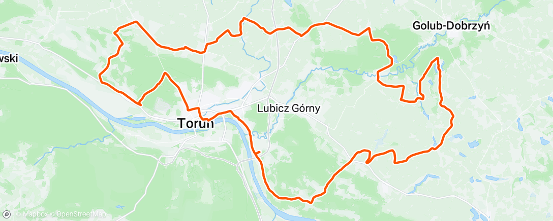 Map of the activity, Morning Ride