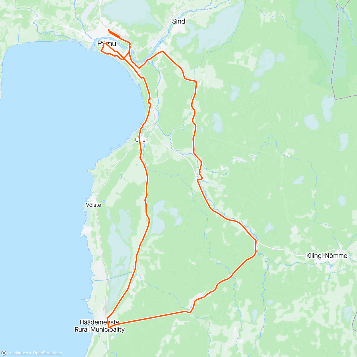 Map of the activity, Timmoga keevitamas