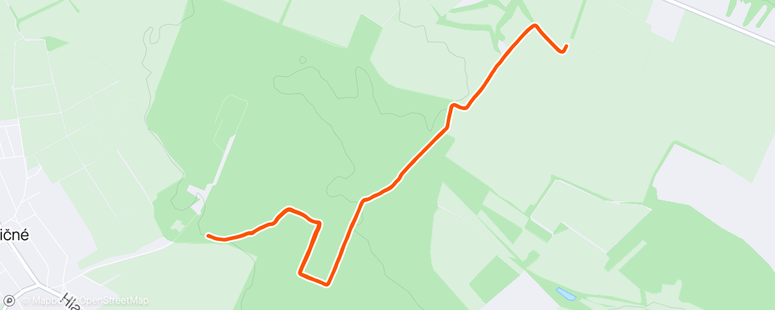 Map of the activity, Chill on Trail Course