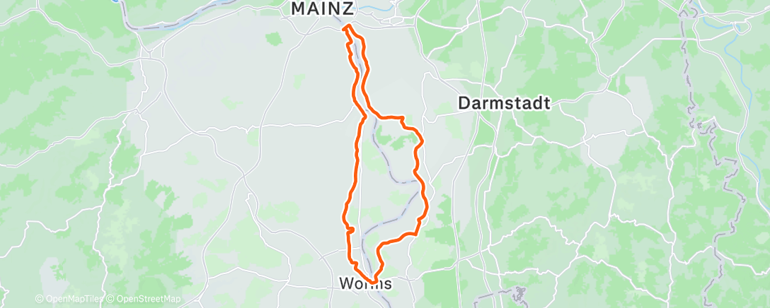 Map of the activity, Eingerollt