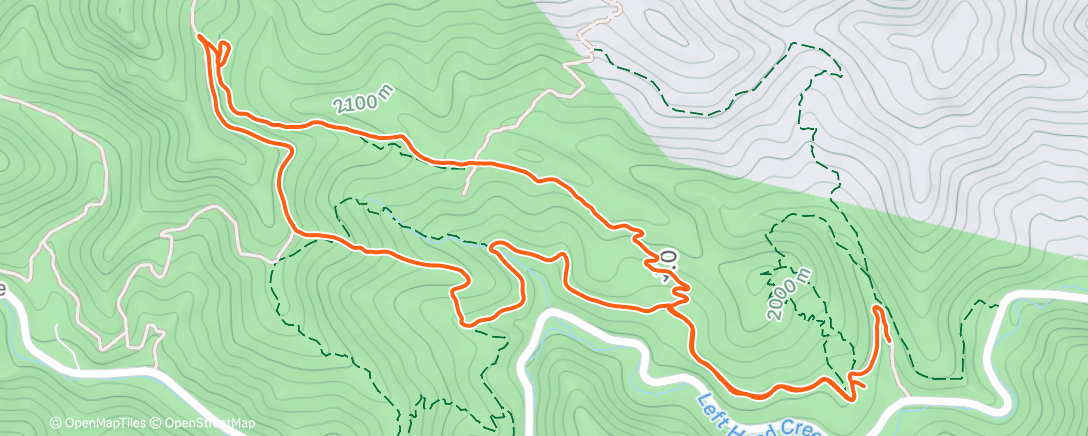 Map of the activity, Afternoon Ride