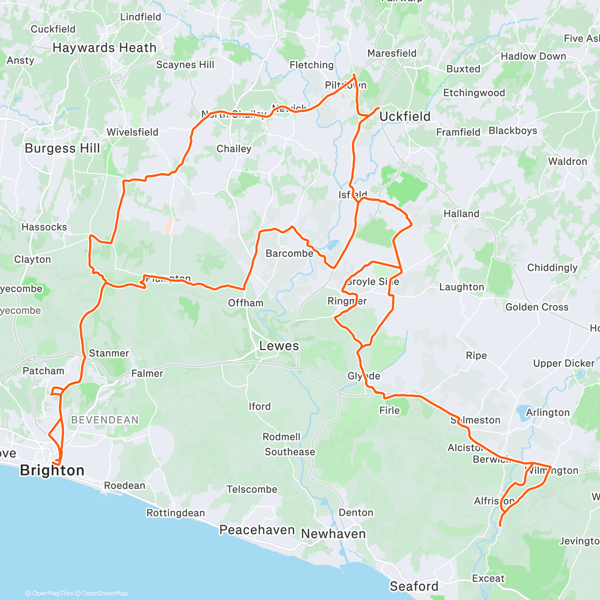 Map of the activity, I figure it’s okay