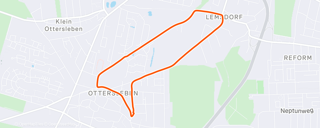 Карта физической активности (Morning Run)