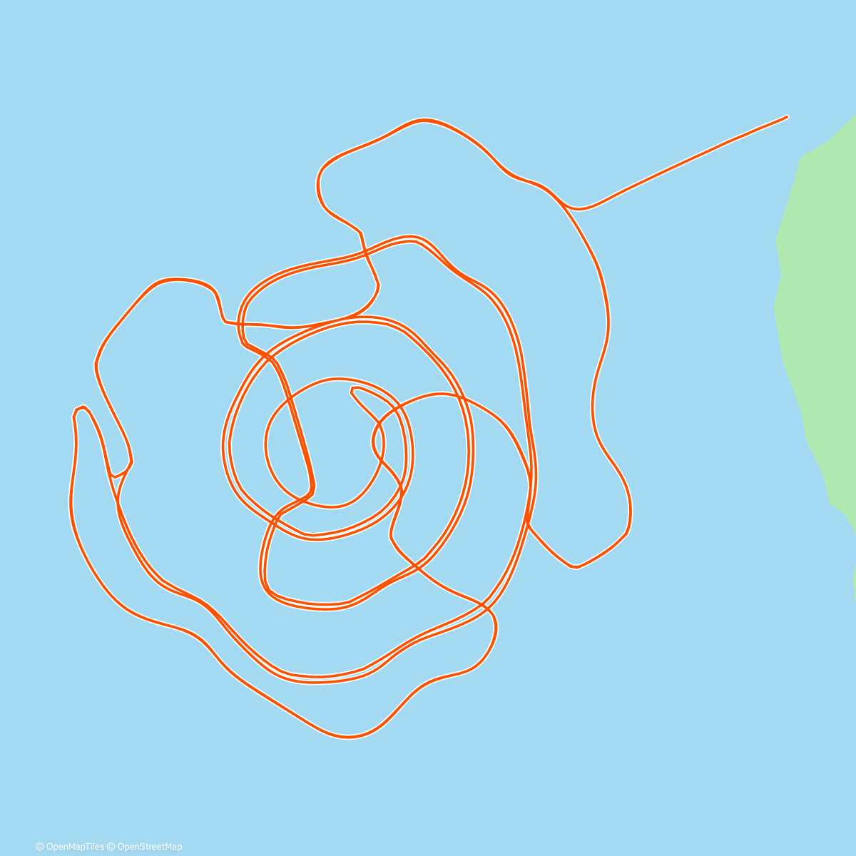 Map of the activity, Zwift - Whole Lotta Lava in Watopia