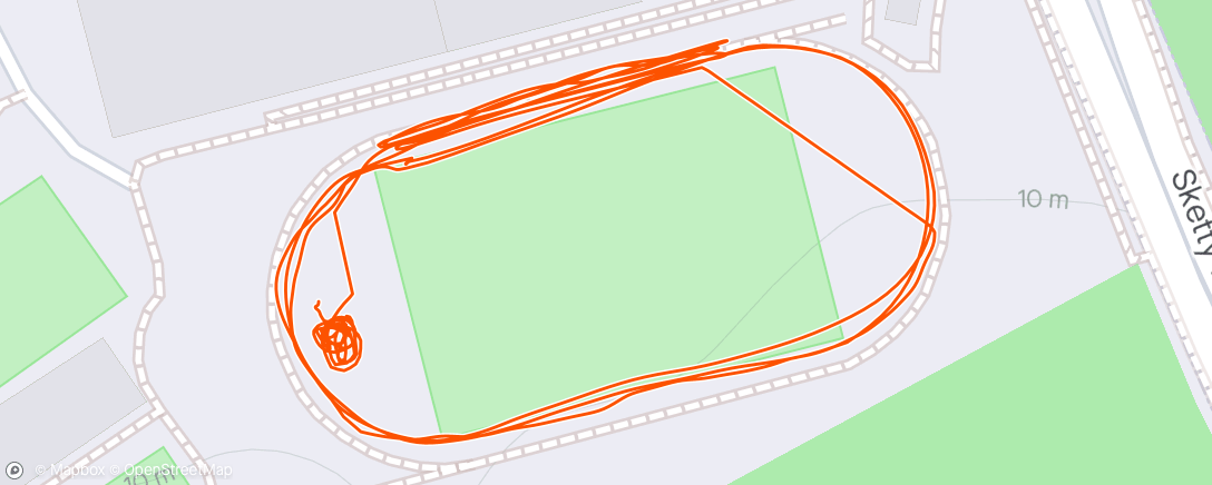 Map of the activity, Run Leader Course
