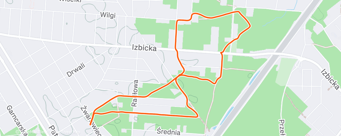 Map of the activity, Lunch Walk