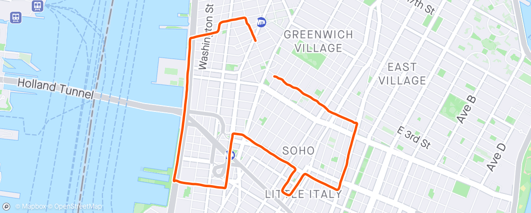 Map of the activity, Zippin' on Bromptons
