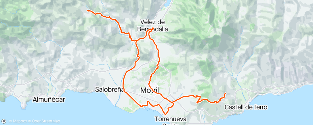 Map of the activity, La Ventera dag 3