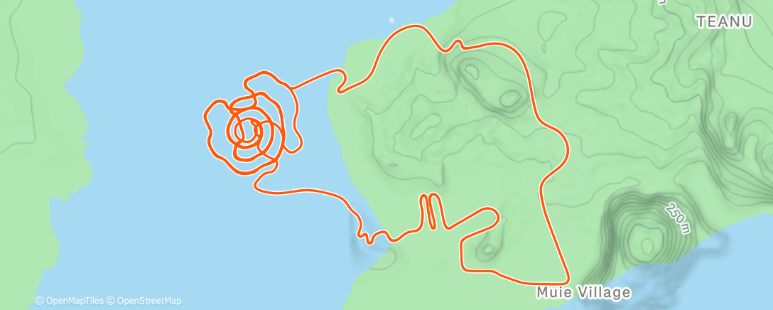 Peta aktivitas, Zwift - Nouvel entraînement on Volcano Climb in Watopia