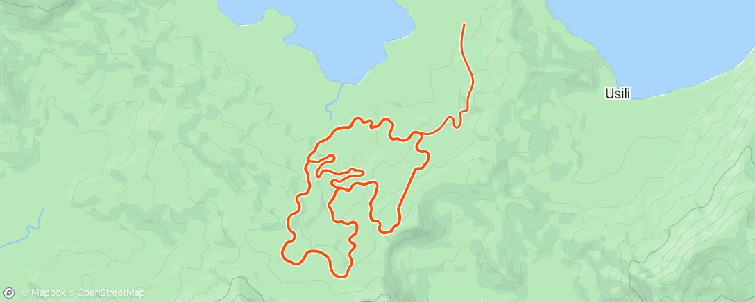 Map of the activity, Zwift - Serpentine 8 in Watopia